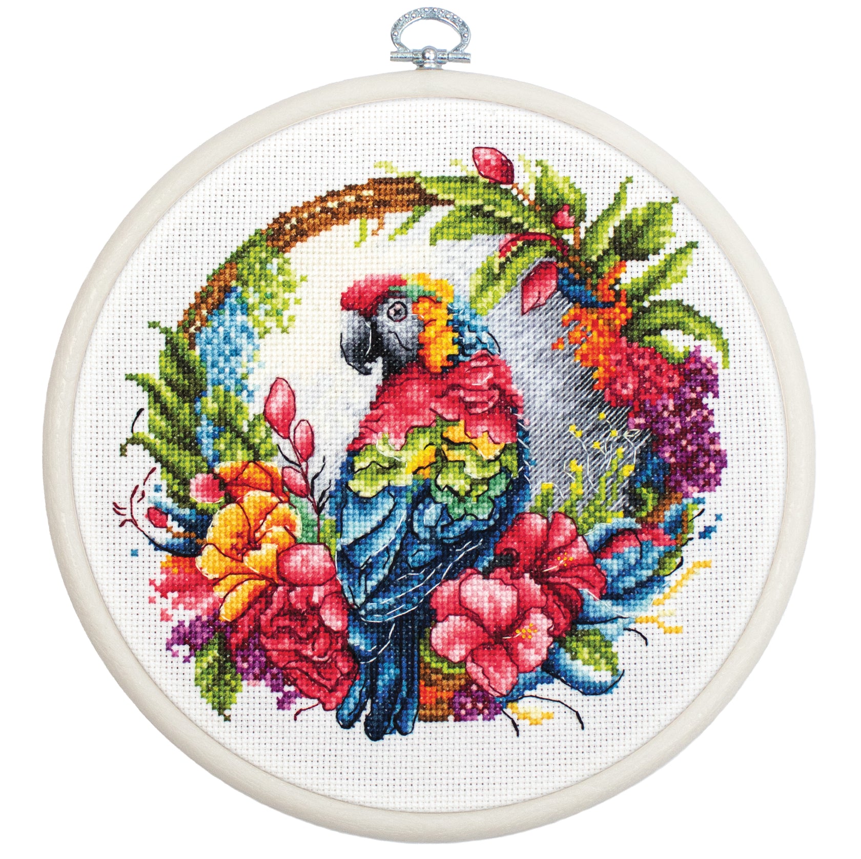 The Tropical Parrot - Cross Stitch Kit