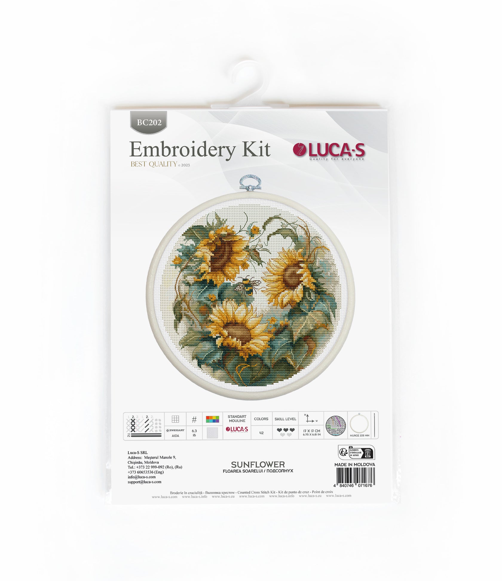 Sunflower - Cross Stitch Kit