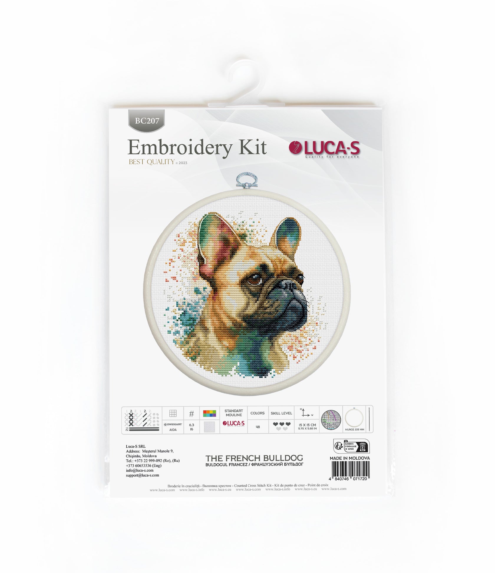 The French Bulldog - Cross Stitch Kit