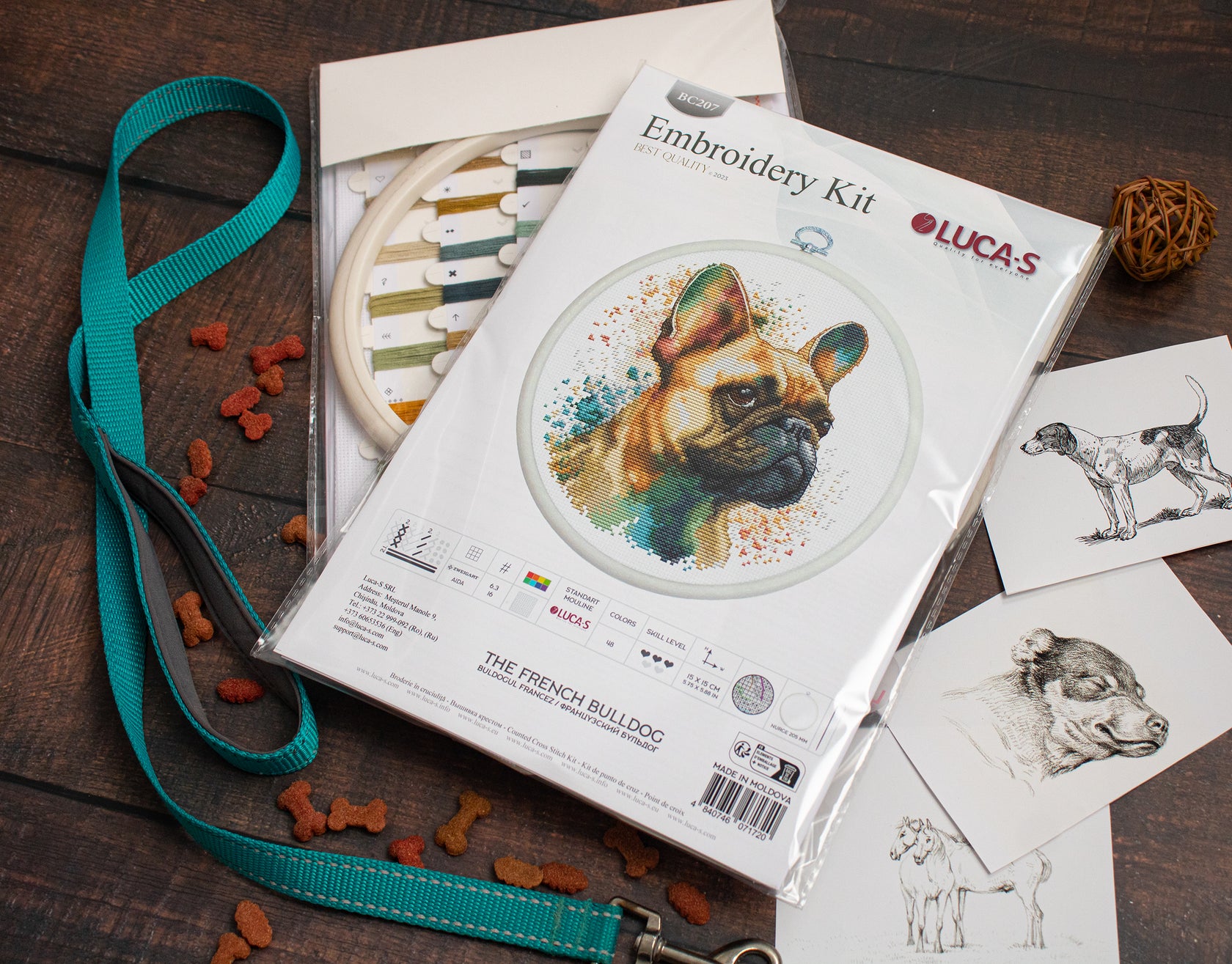 The French Bulldog - Cross Stitch Kit