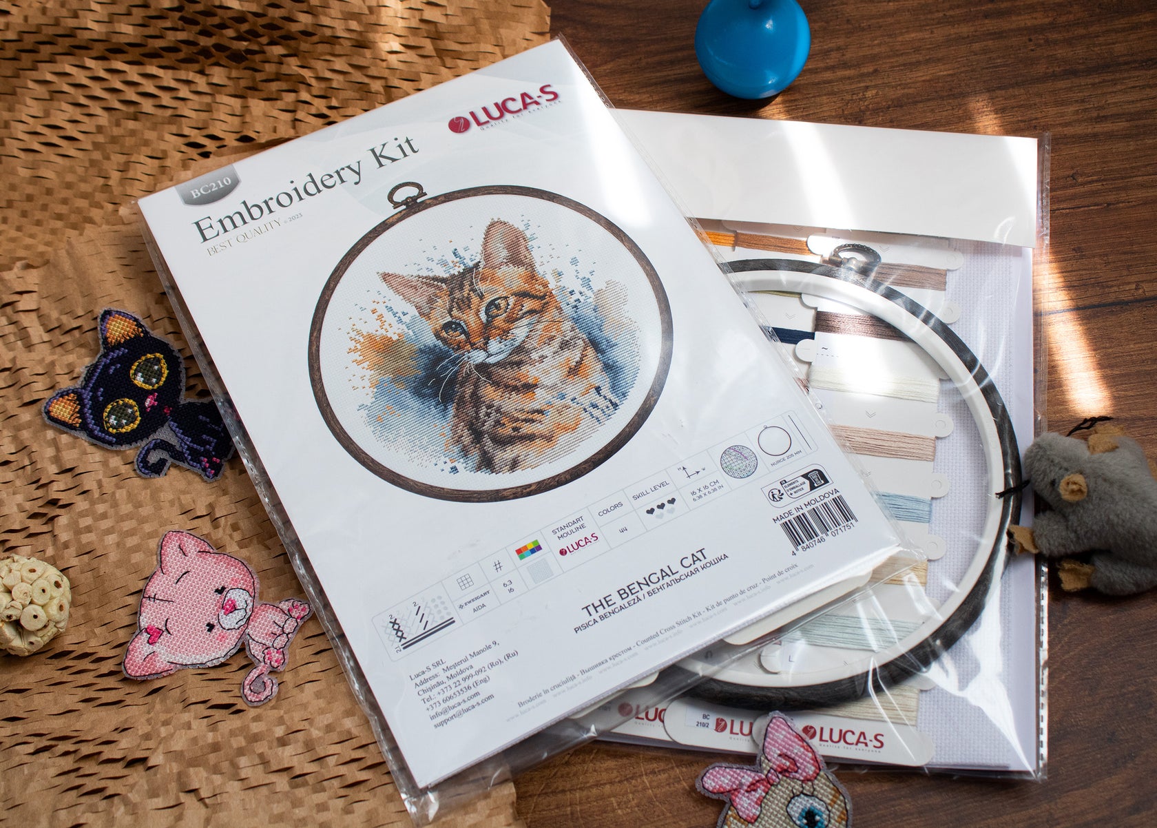 The Bengal Cat - Cross Stitch Kit