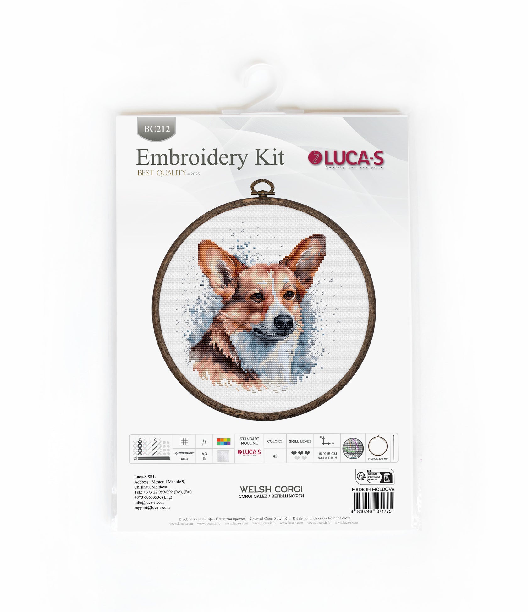 Welsh Corgi - Cross Stitch Kit