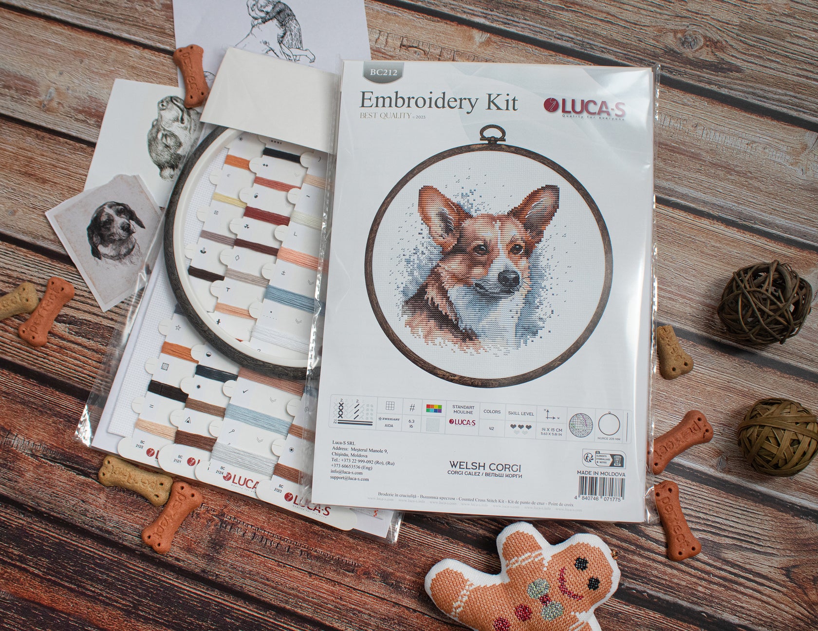 Welsh Corgi - Cross Stitch Kit