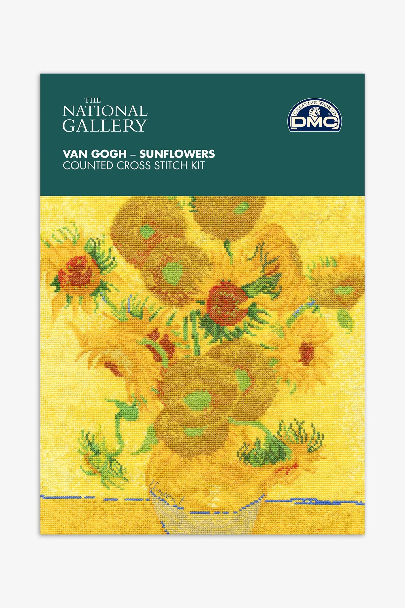 Van Gogh Sunflowers - Cross Stitch Kit