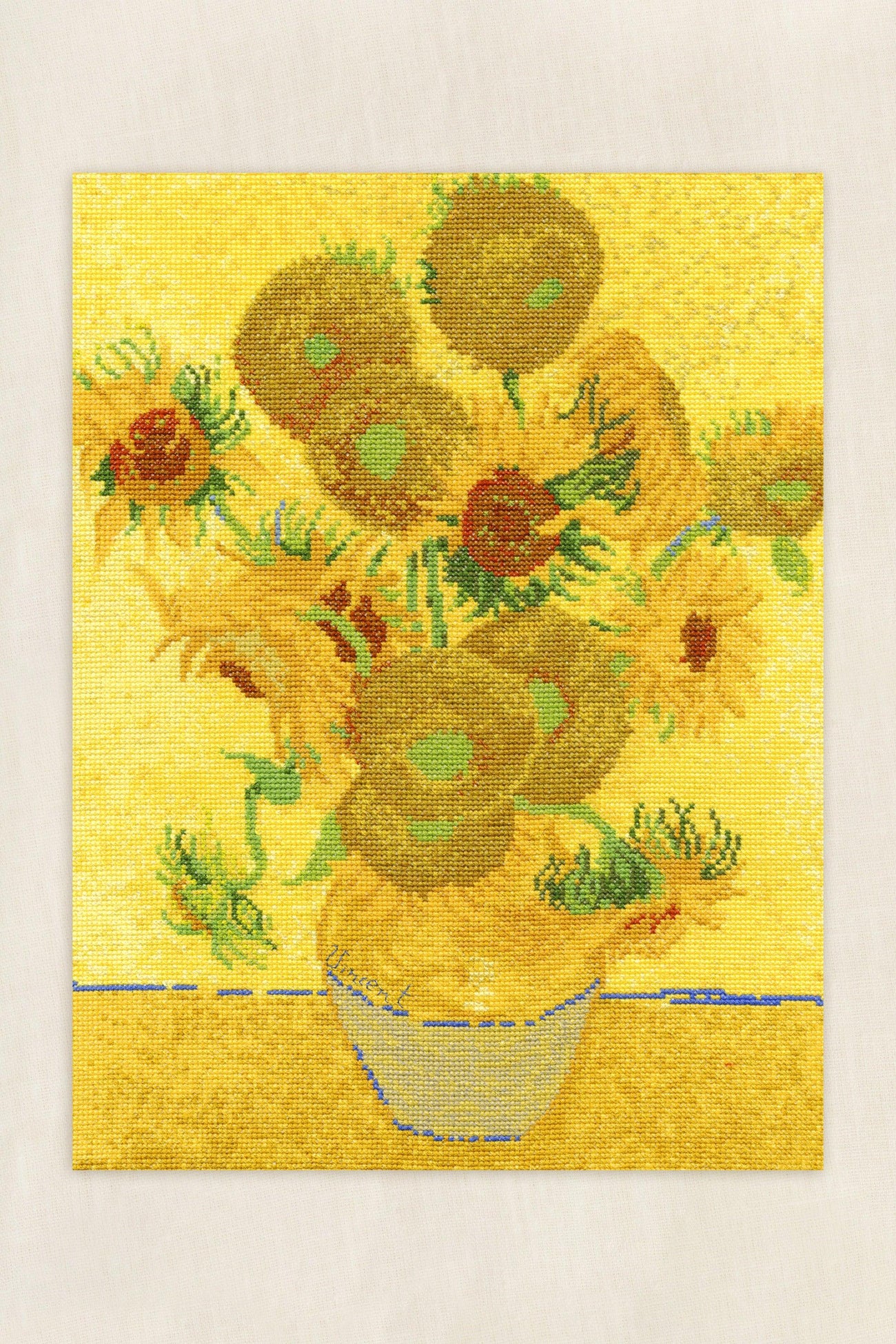 Van Gogh Sunflowers - Cross Stitch Kit