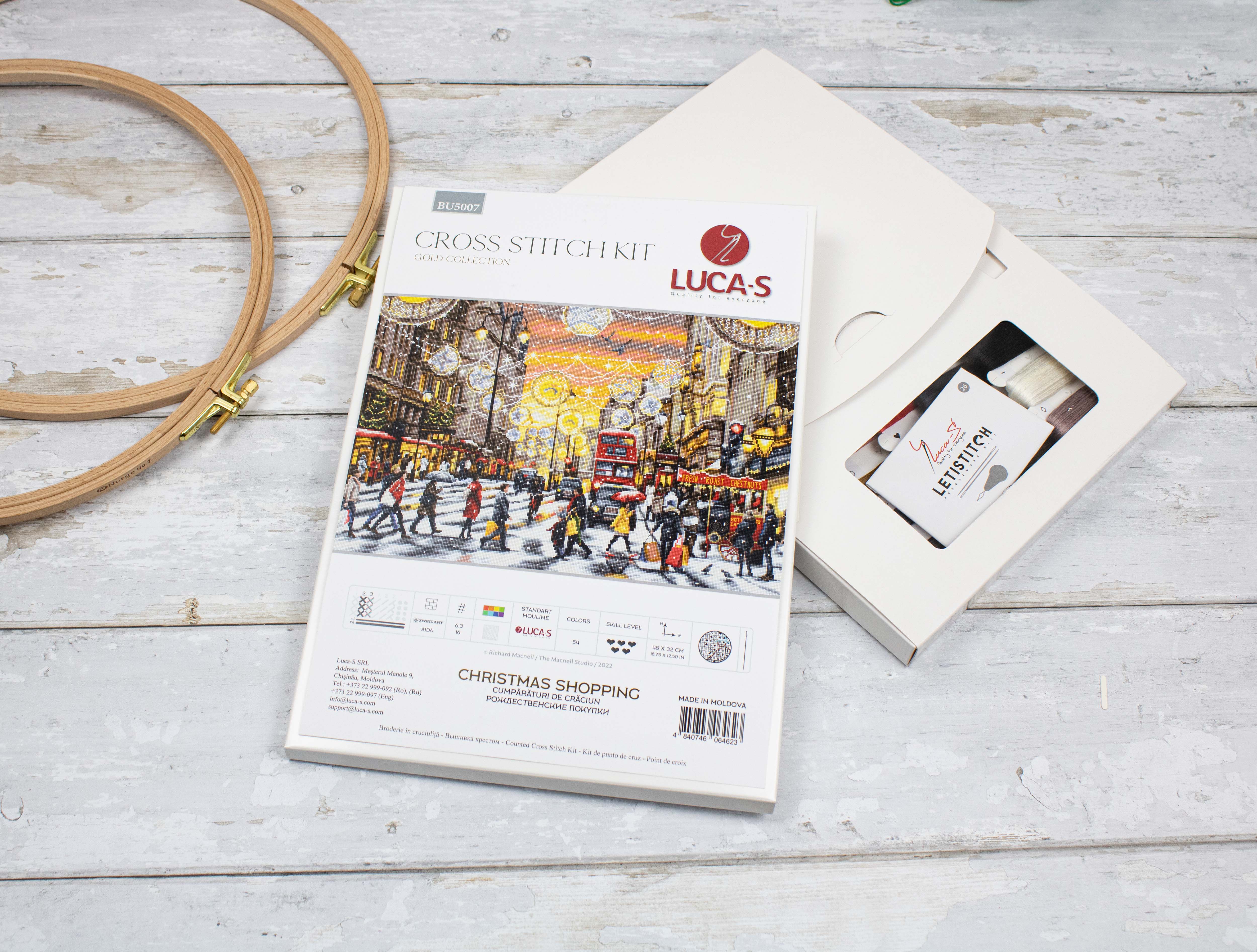 Christmas Shopping - Cross Stitch Kit