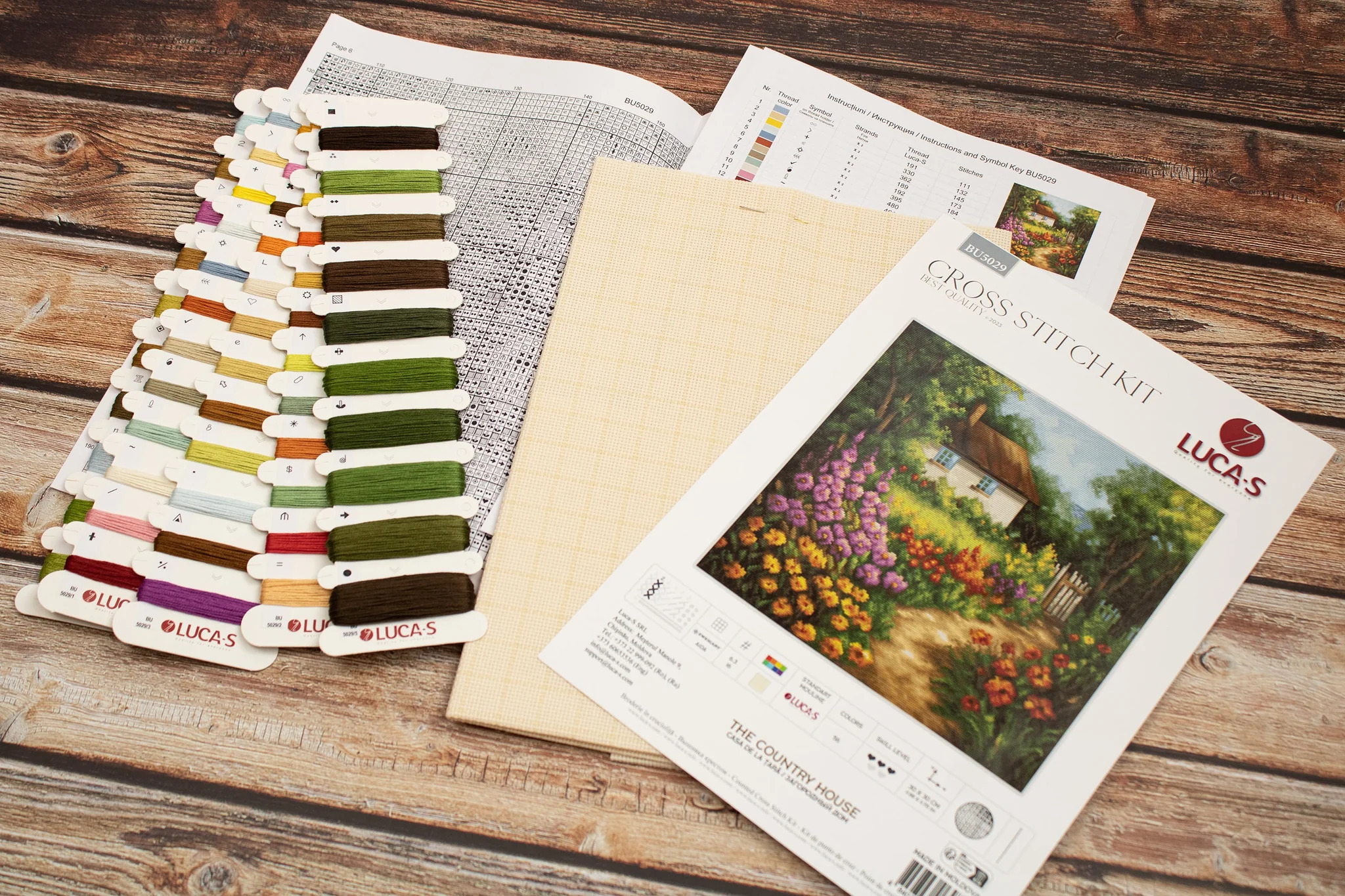 The Country House - Cross Stitch Kit