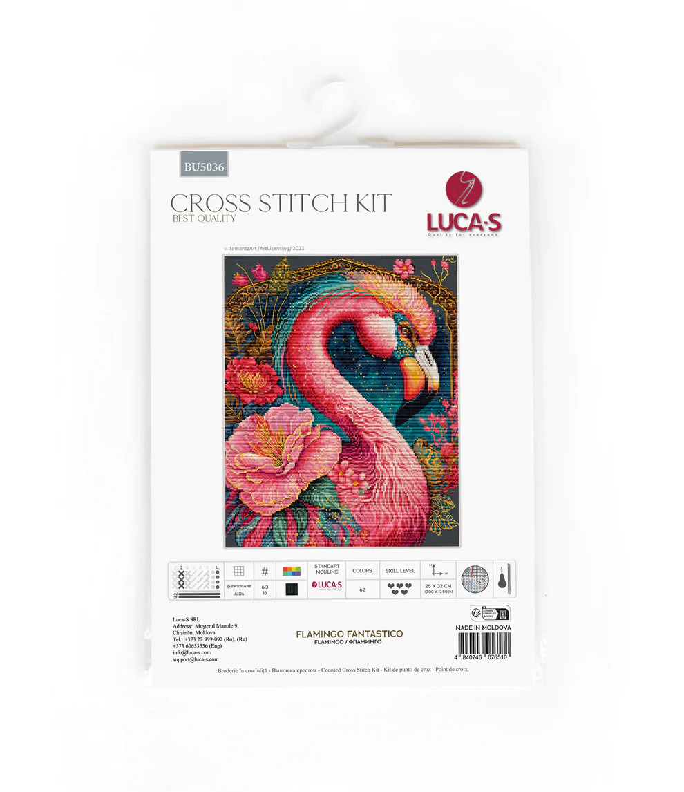 Flamingo Fantastico - Cross Stitch Kit 