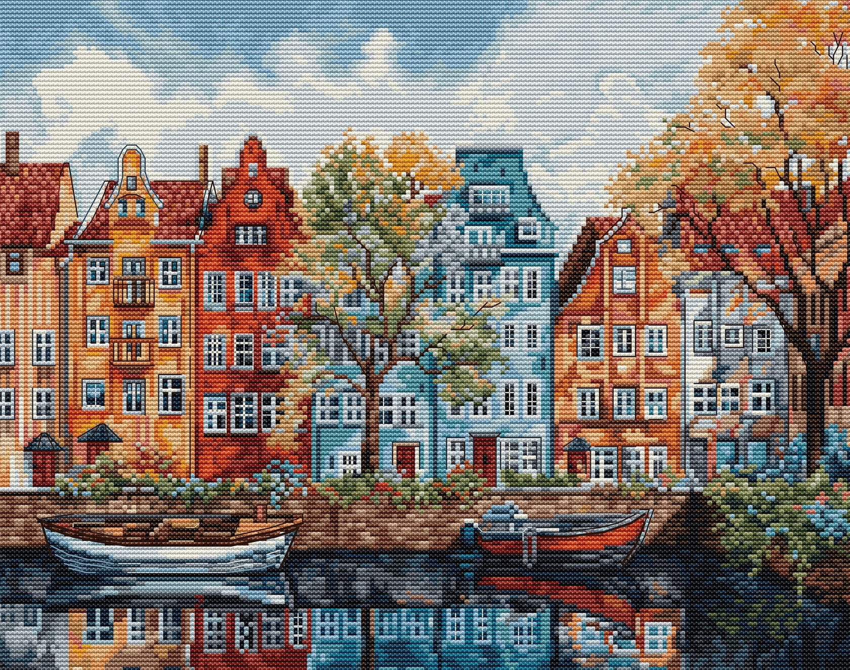 Luca-S Counted Cross Stitch Kit - London BU5006