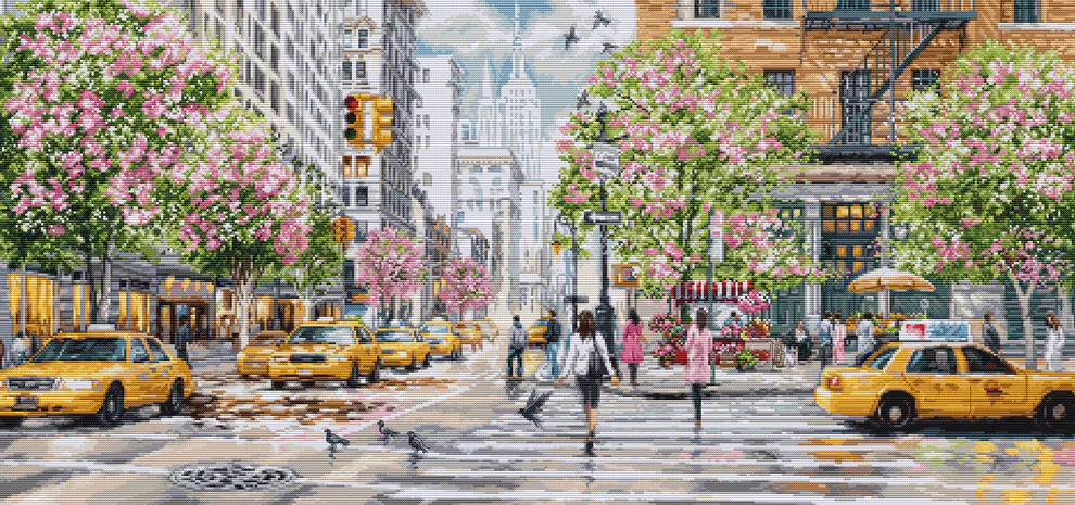 New York - Cross Stitch Kit 