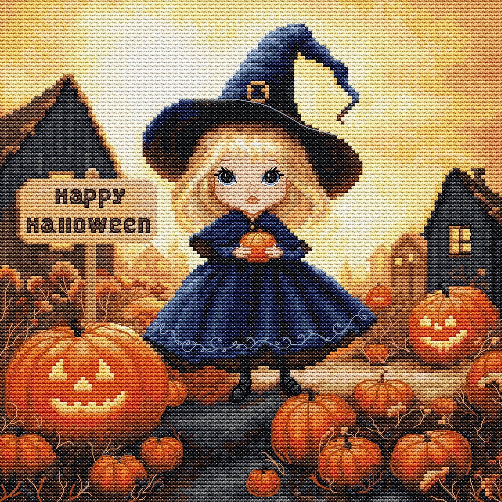 Happy Halloween - Cross Stitch Kit