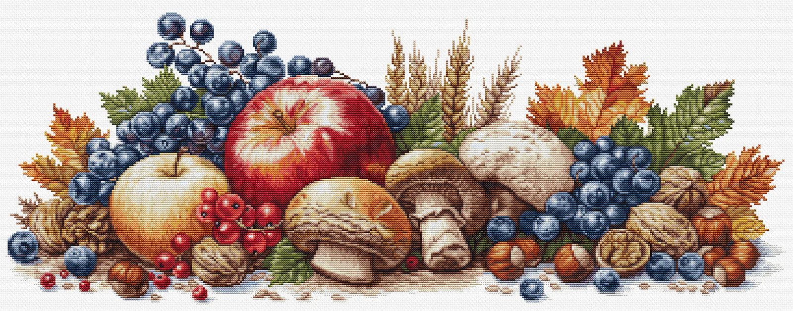 Autumn Harvest - Thanksgiving Cross Stitch Kit