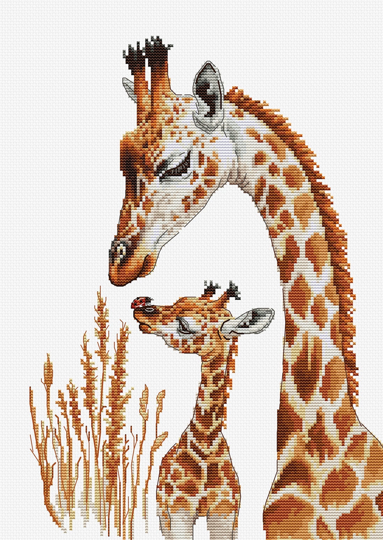 Meeting With a Ladybug - Cross Stitch Kit 
