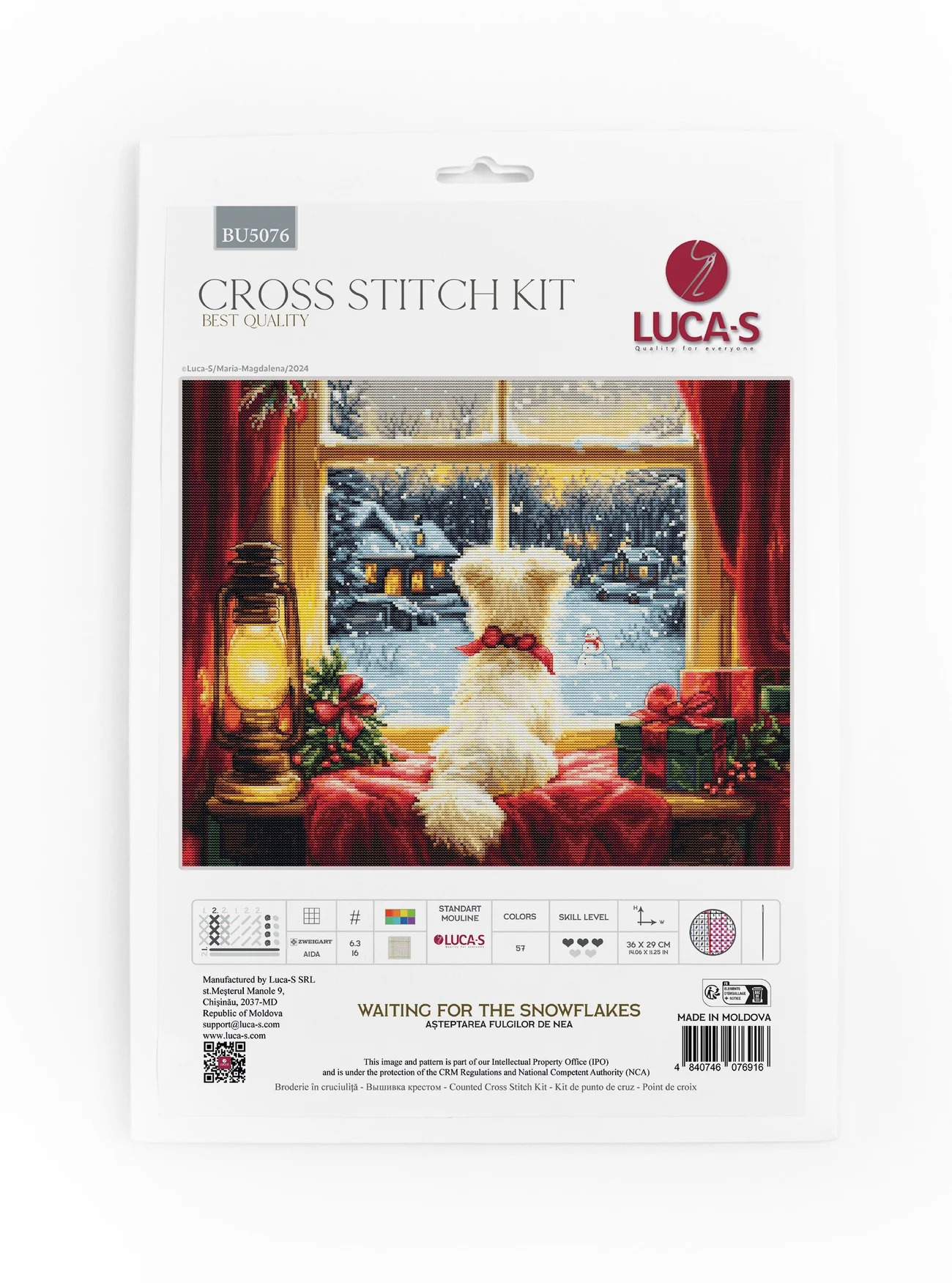 Waiting for the Snowflakes - Christmas Cross Stitch Kit 
