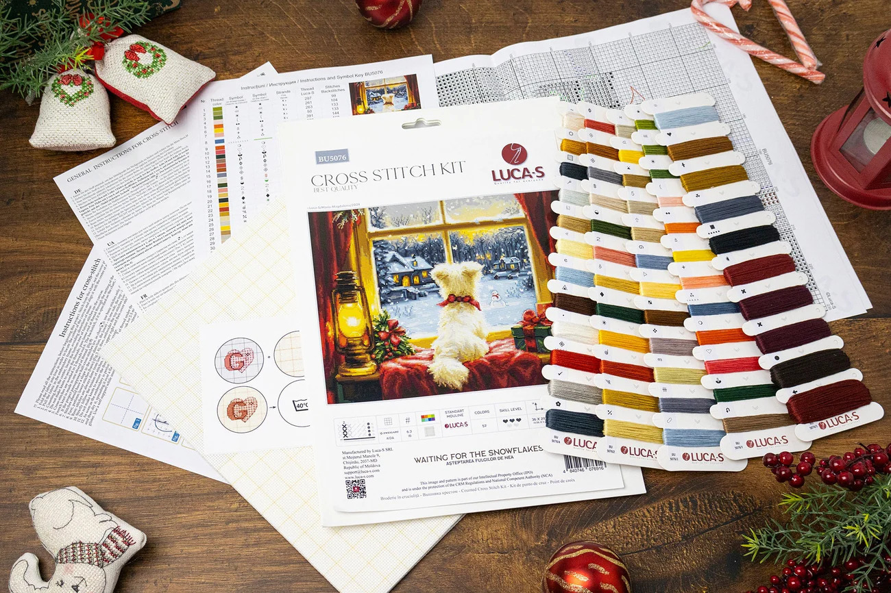 Waiting for the Snowflakes - Christmas Cross Stitch Kit 