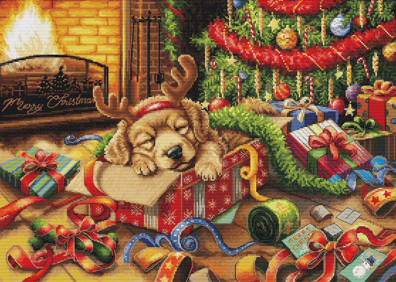 Santa's Little Troublemaker - Christmas Cross Stitch Kit