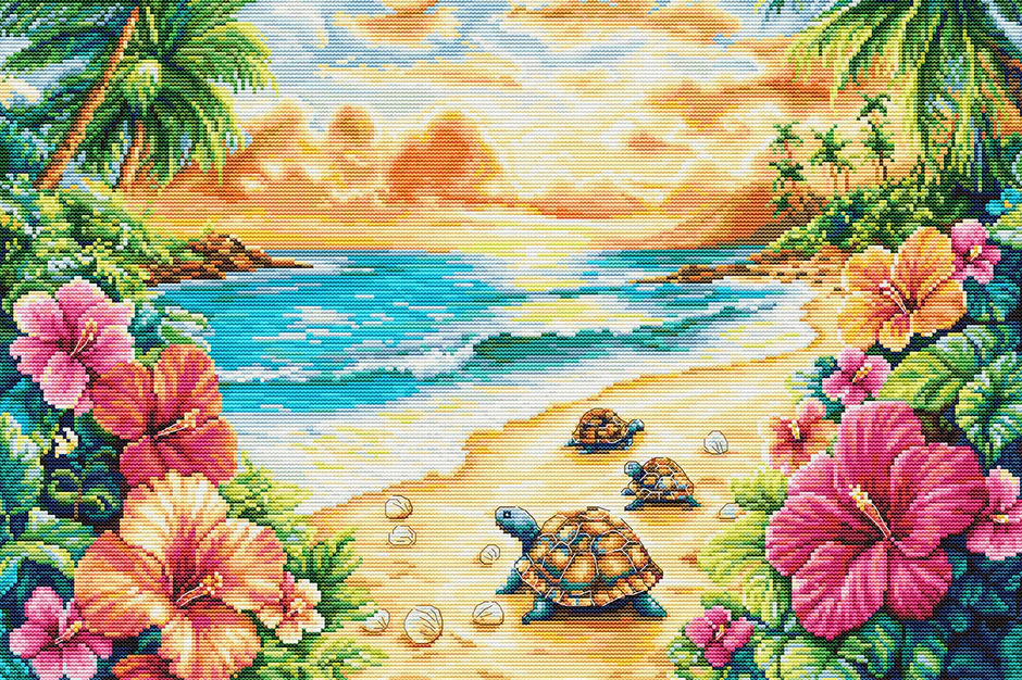 Tropical Summer - Cross Stitch Kit