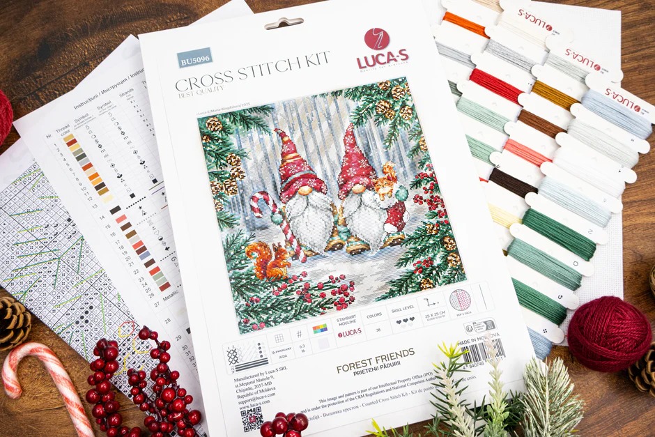 Forest Friends - Christmas Cross Stitch Kit