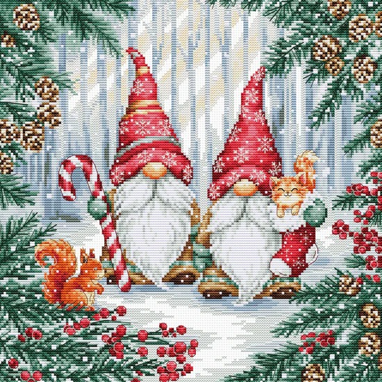 Forest Friends - Christmas Cross Stitch Kit