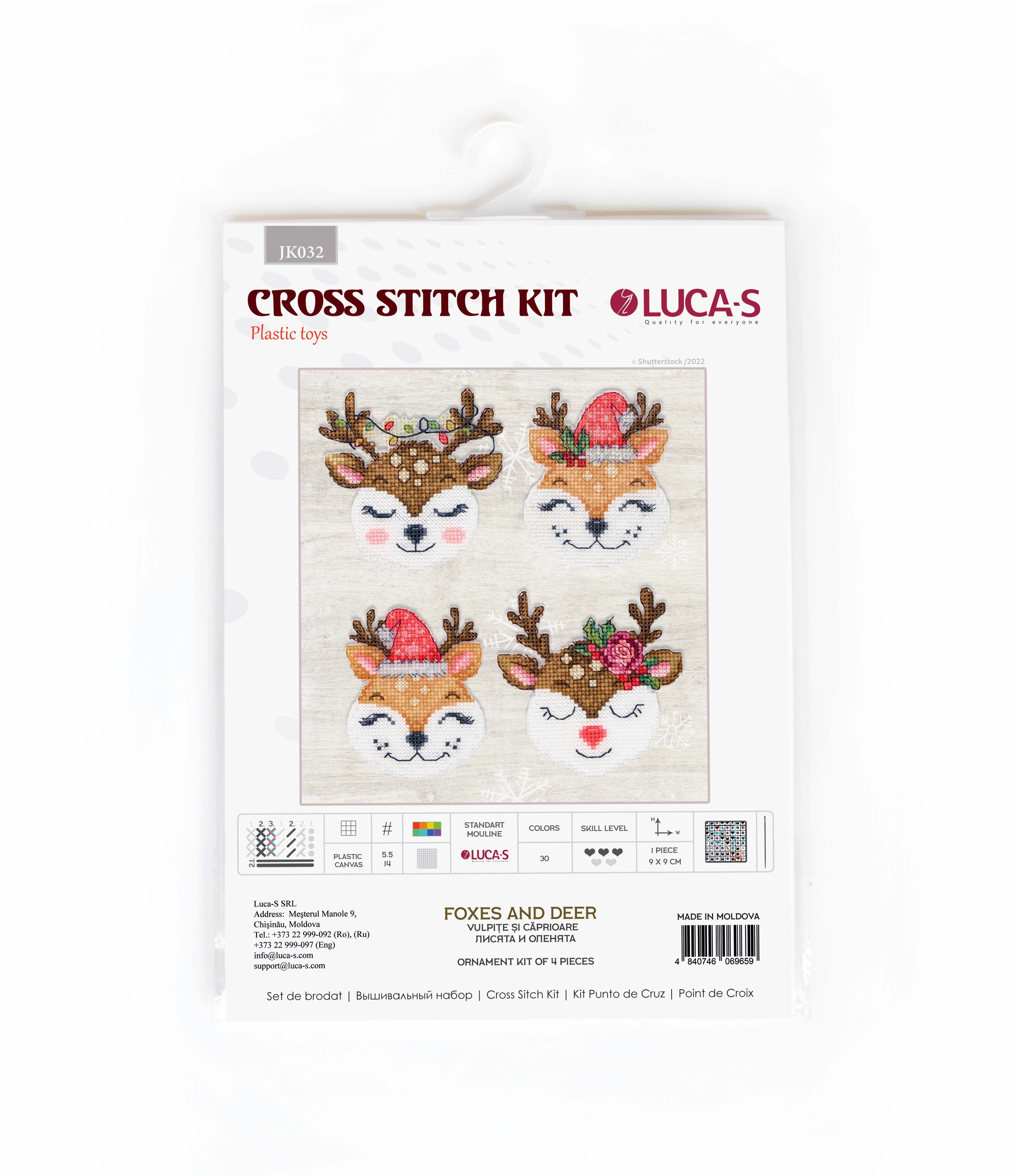 Foxes and Deer - Cross Stitch Kit