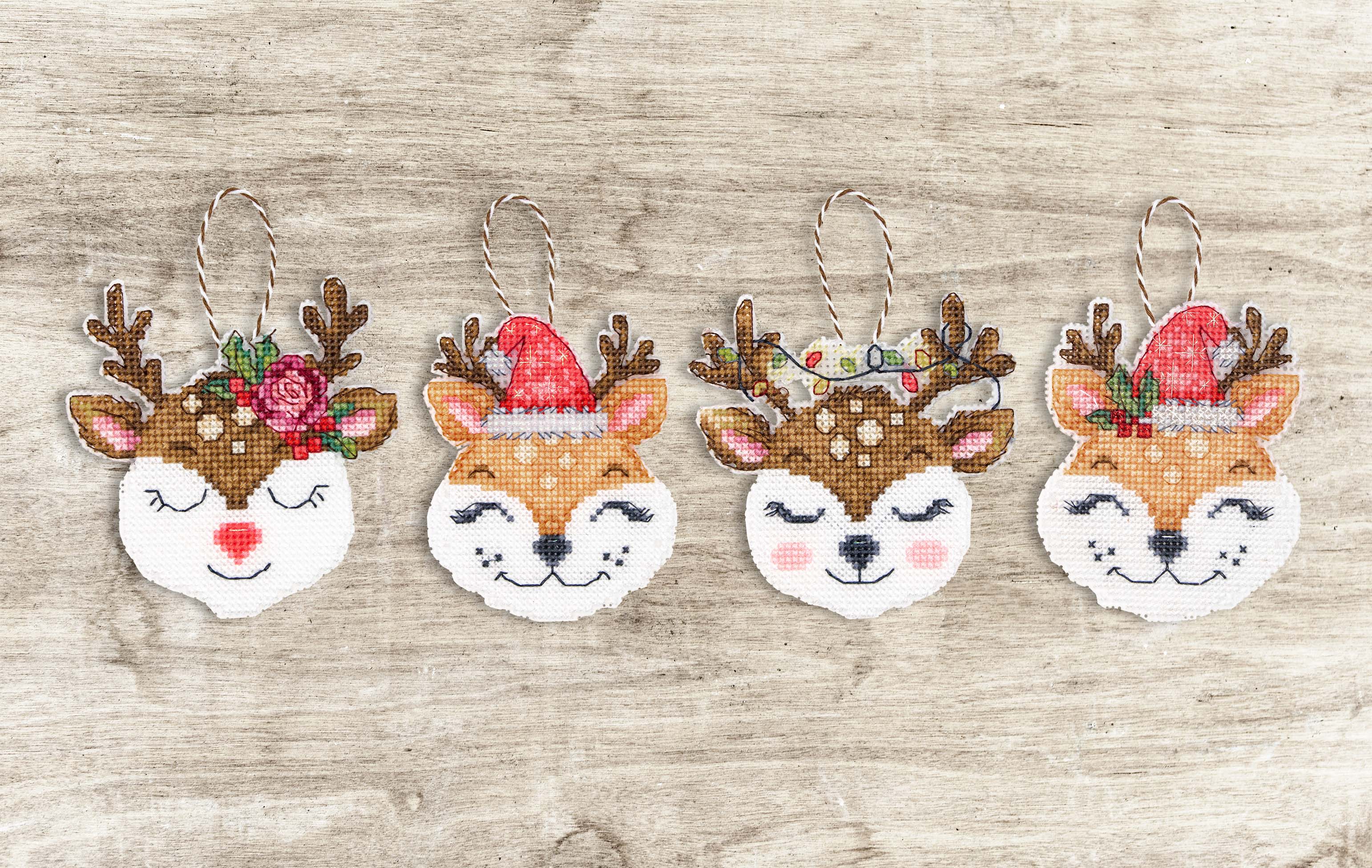 Foxes and Deer - Cross Stitch Kit