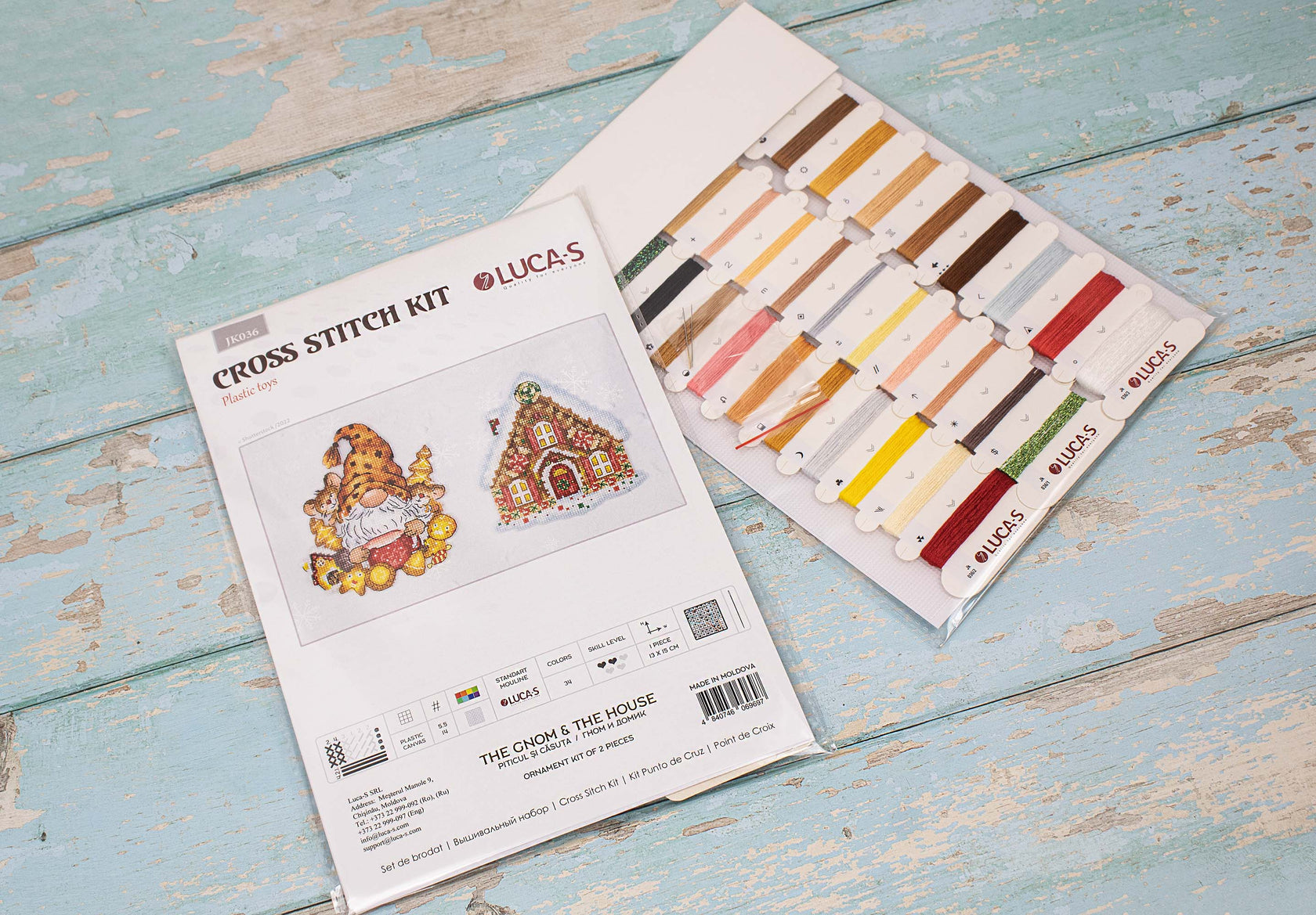 The Gnome & The House - Cross Stitch Kits