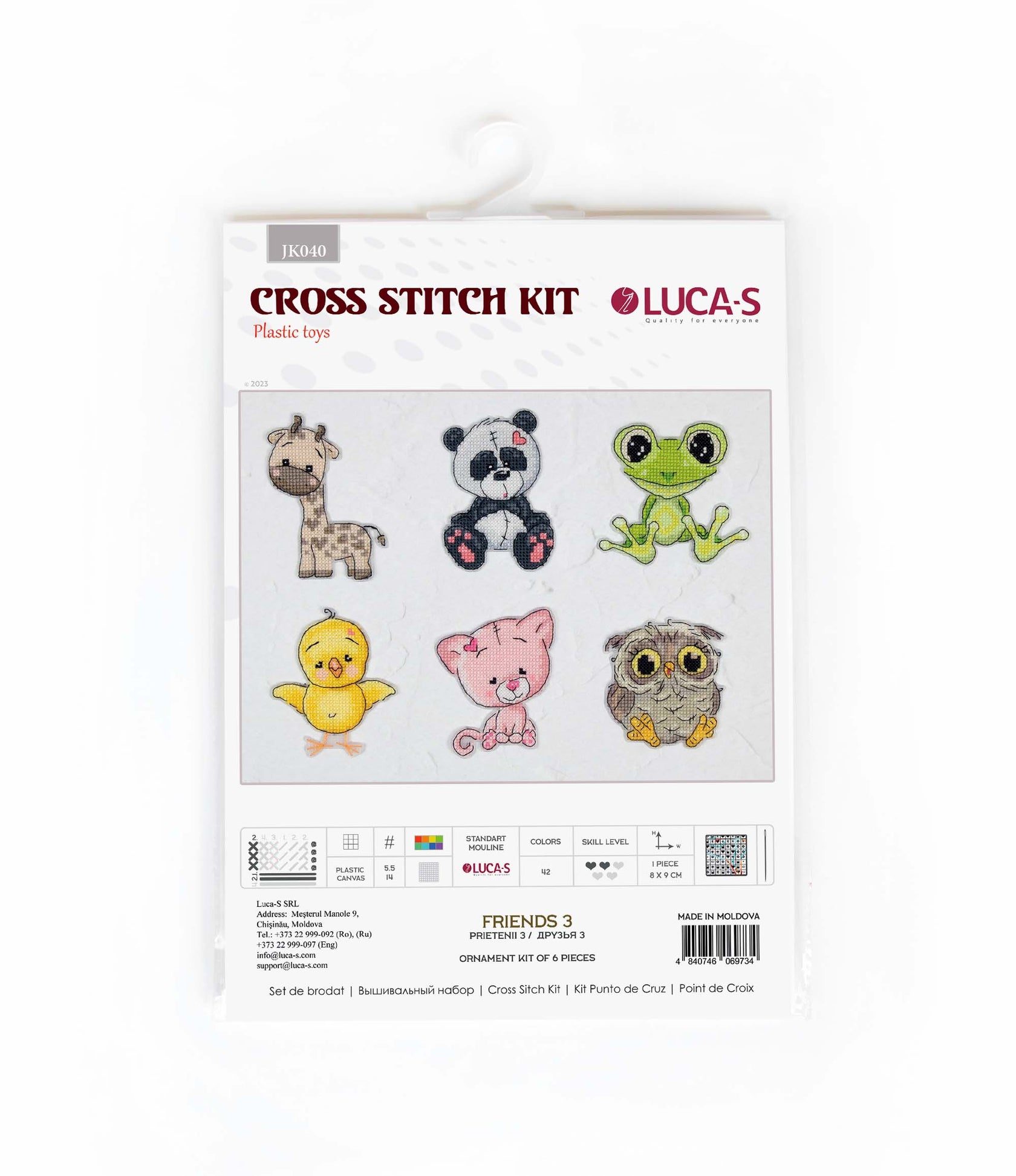 Friends 3 - Toys - Cross Stitch Kit 