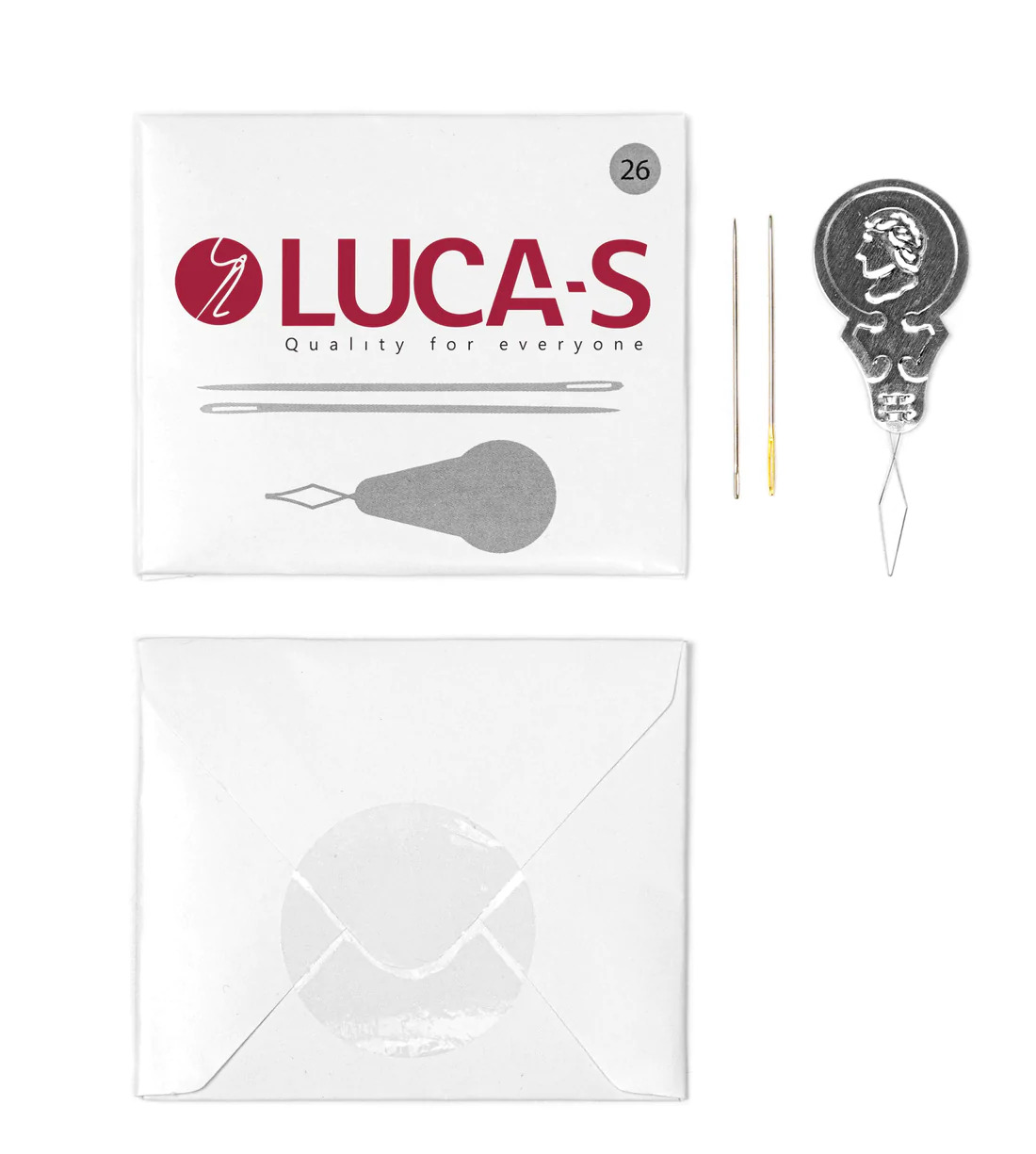 Luca-S Size 26 Needles with Needle Threader