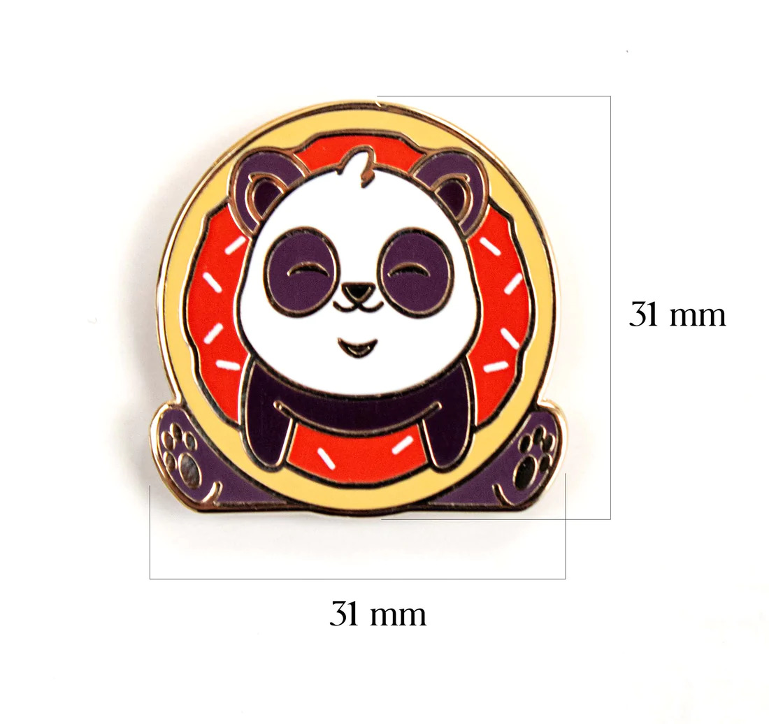 Pizza Panda - Magnetic Needle Minder 