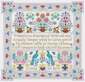Wisdom - Cross Stitch Pattern
