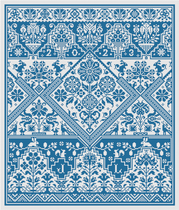 The Lady Garden - Cross Stitch Pattern