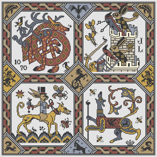 The Siege of Bunny Castle - Cross Stitch Pattern