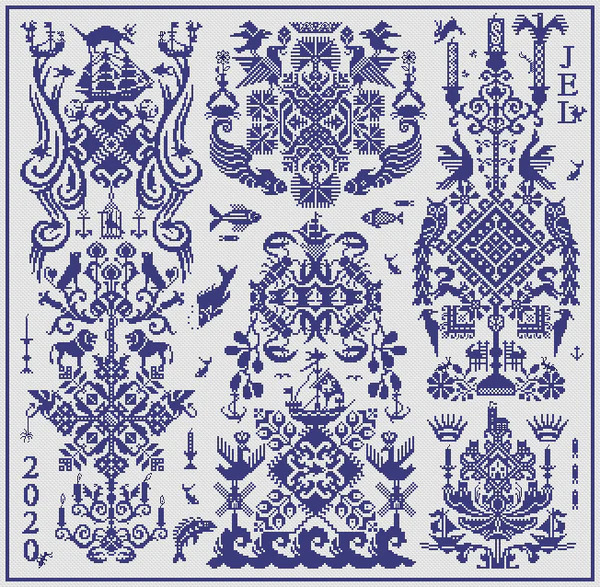 Jack Be Nimble - Cross Stitch Pattern