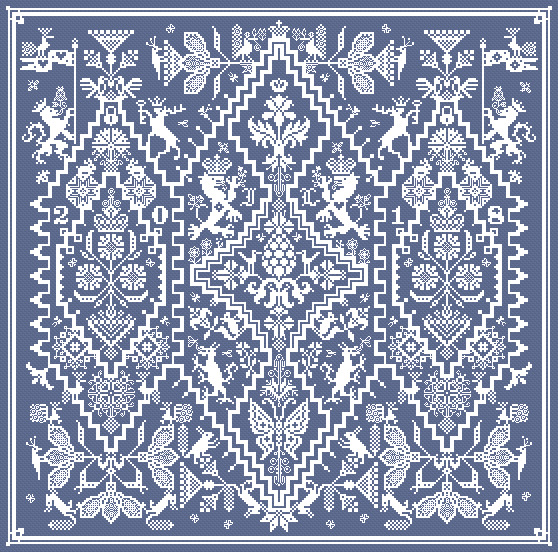 Halcyon Daze - Cross Stitch Pattern
