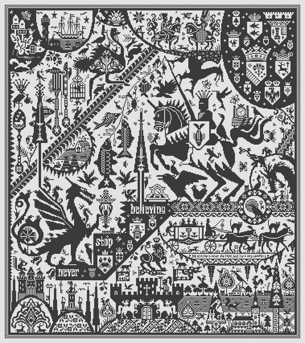 The Fisher King - Cross Stitch Pattern