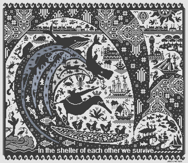 The Seventh Wave - Cross Stitch Pattern