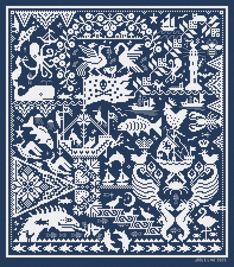 Fisherman's Friends - Cross Stitch Pattern