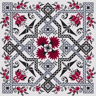 Le Jardin de Plaisir - Cross Stitch Pattern