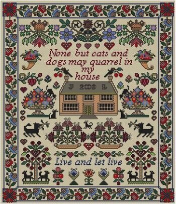 Paws and Claws - Cross Stitch Pattern