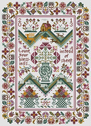 Count Your Blessings - Cross Stitch Pattern