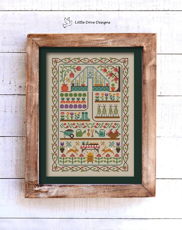 The Kitchen Garden - Cross Stitch Pattern