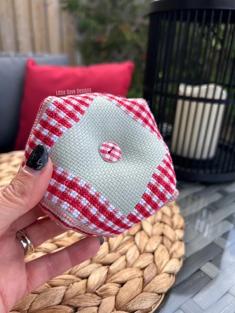 Strawberry Fayre Biscornu - Cross Stitch Pattern