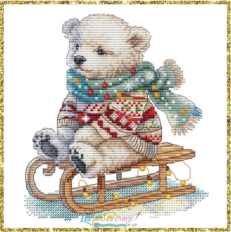 Winter Bear 2 - Cross Stitch Pattern