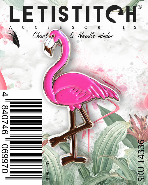 Pink Flamingo - Magnetic Needle Minder