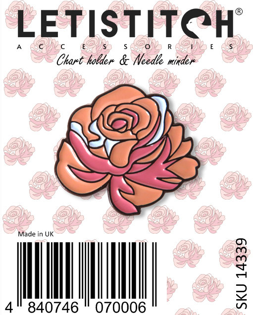 Tea Rose - Magnetic Needle Minder