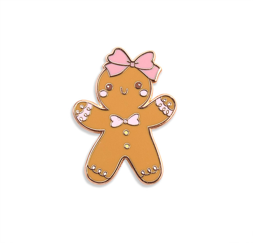 Gingerbread Girl - Christmas Magnetic Needle Minder