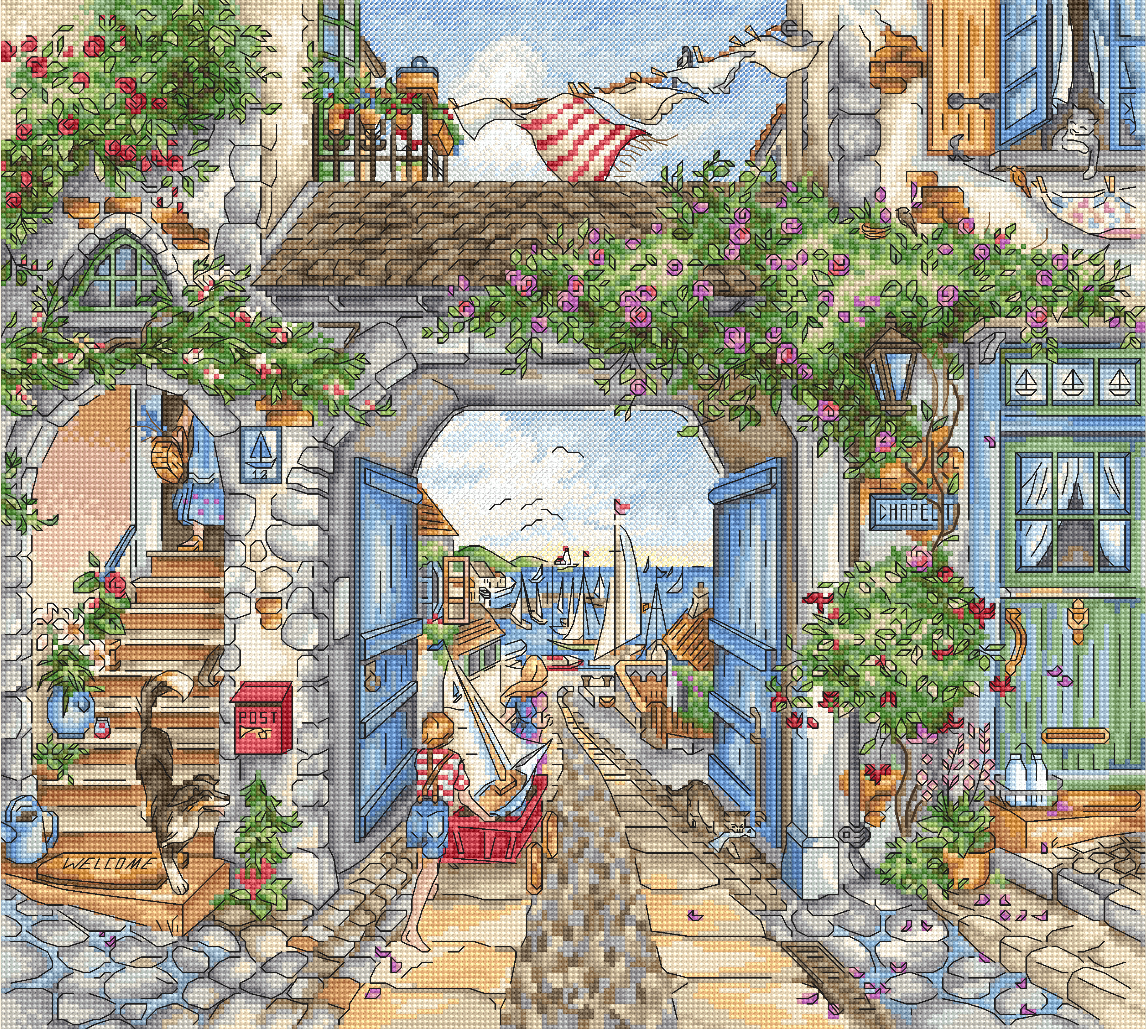 To The Harbor - Cross Stitch Kit
