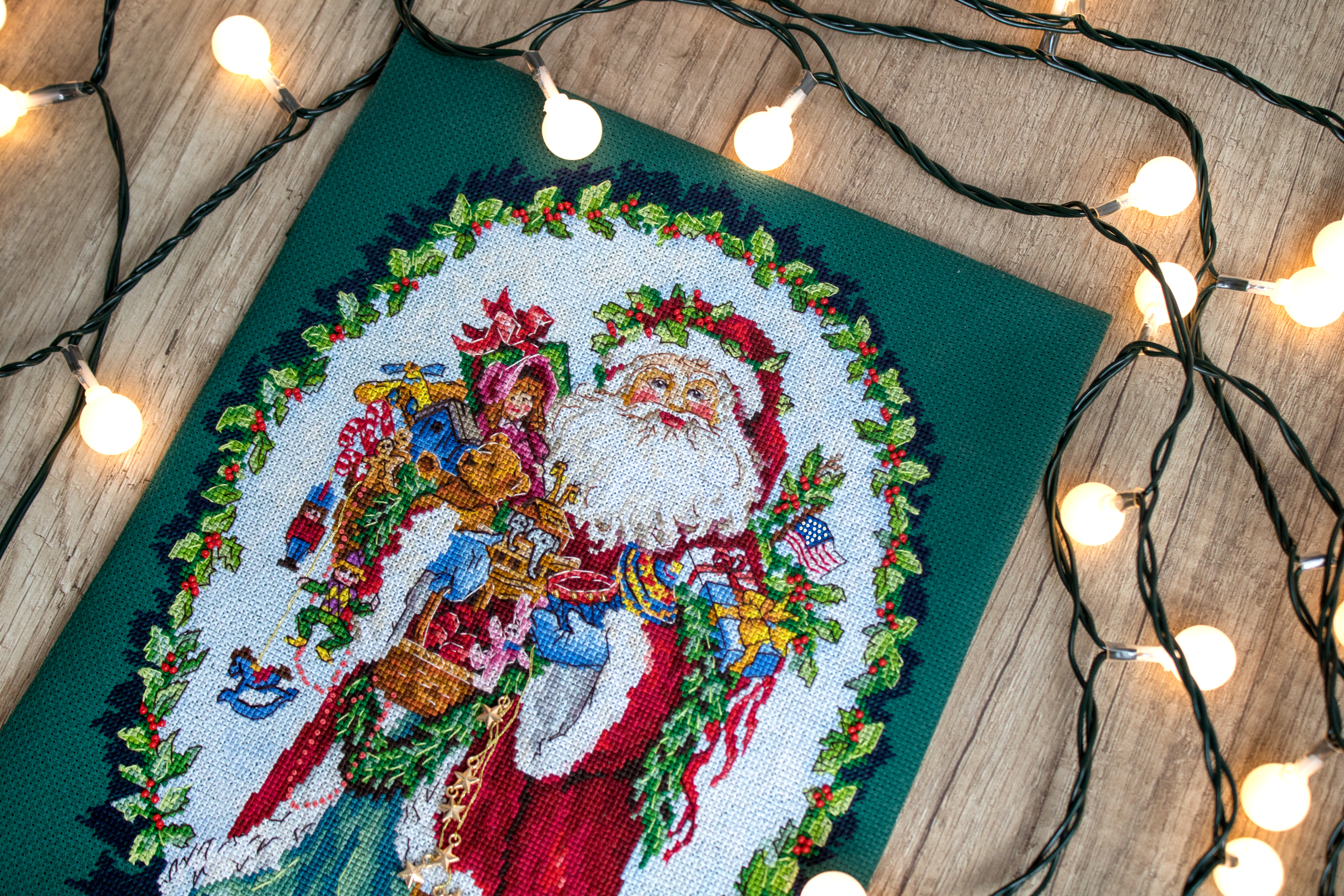 Jolly Saint Nick - Christmas Cross Stitch Kit