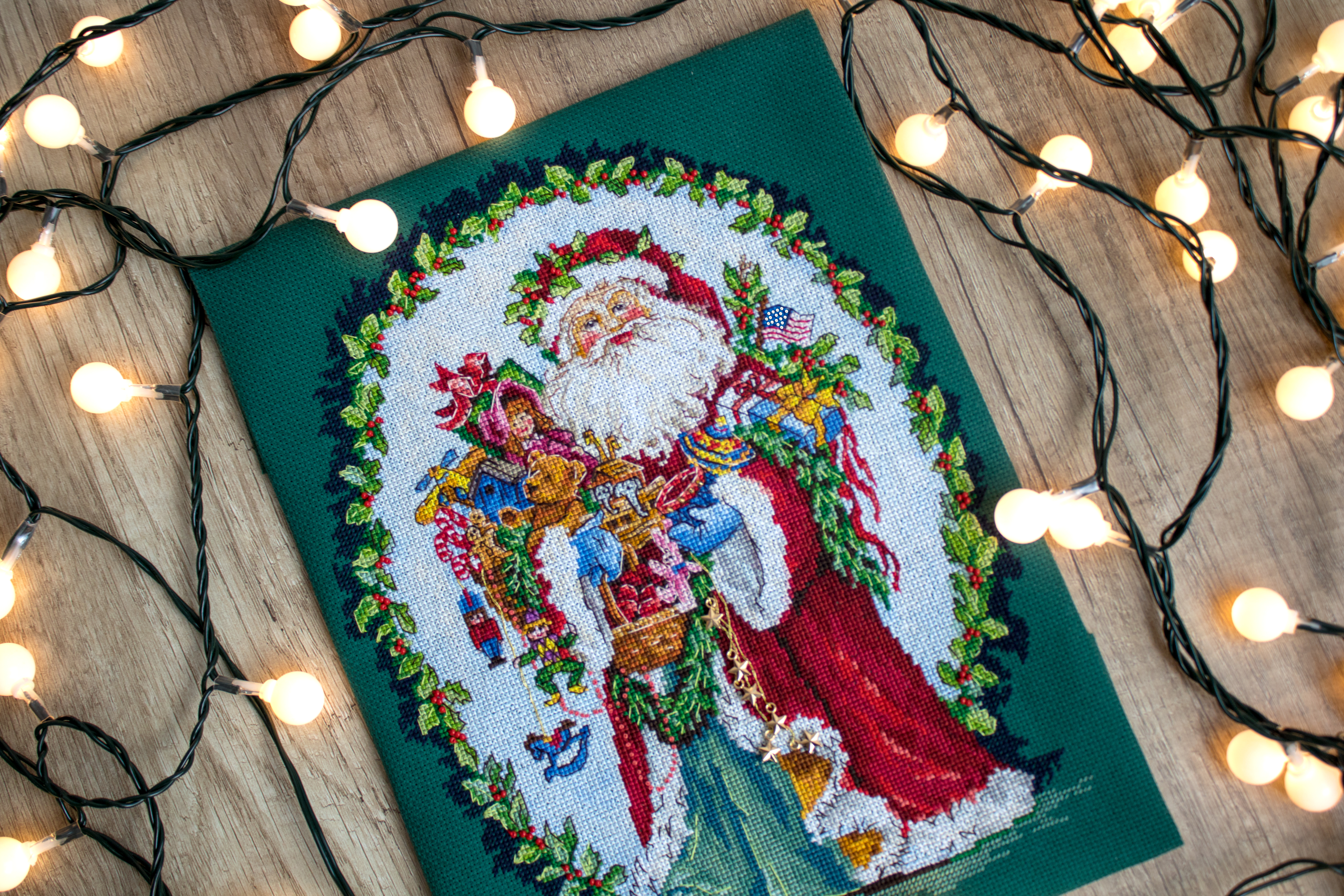 Jolly Saint Nick - Christmas Cross Stitch Kit