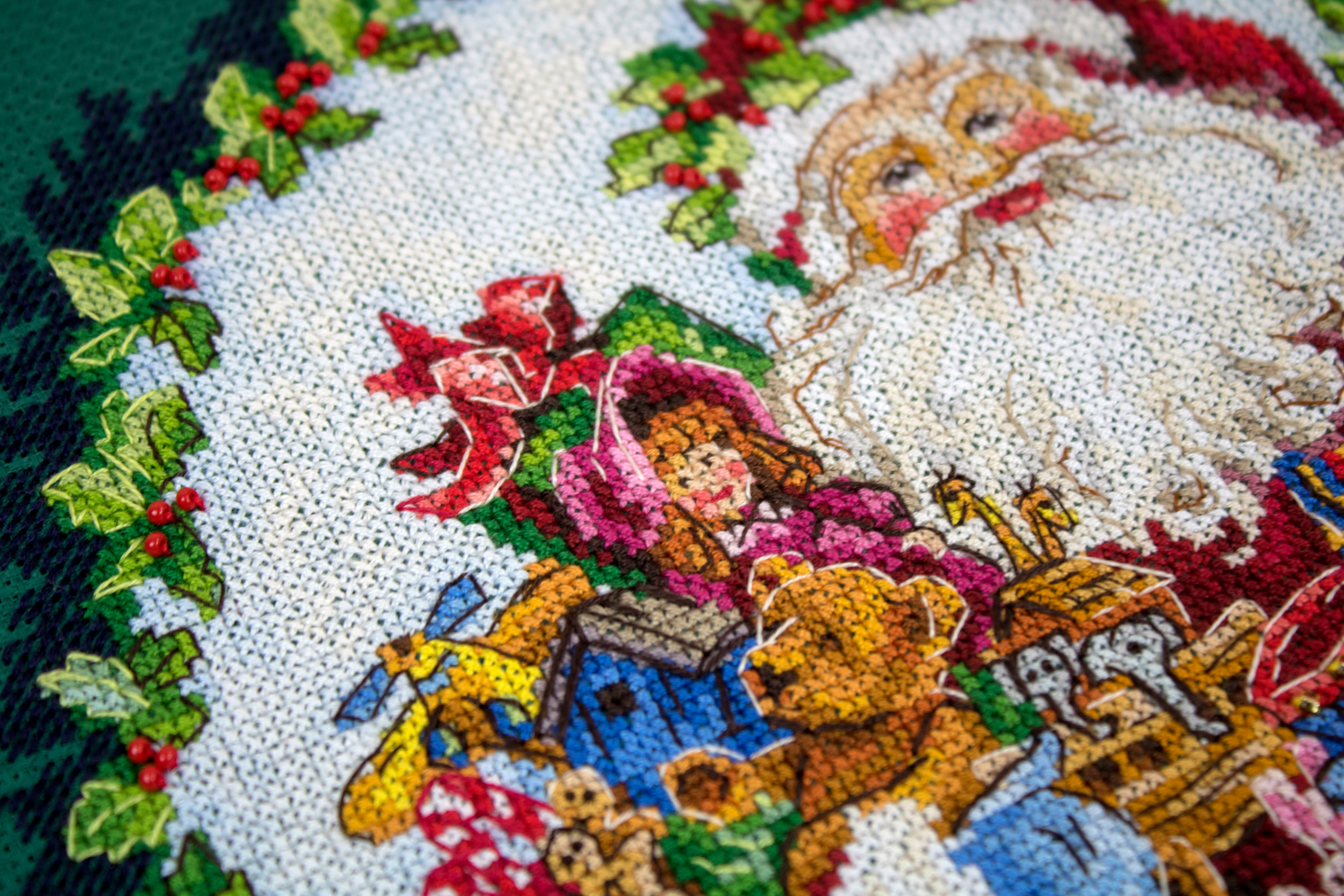 Jolly Saint Nick - Christmas Cross Stitch Kit